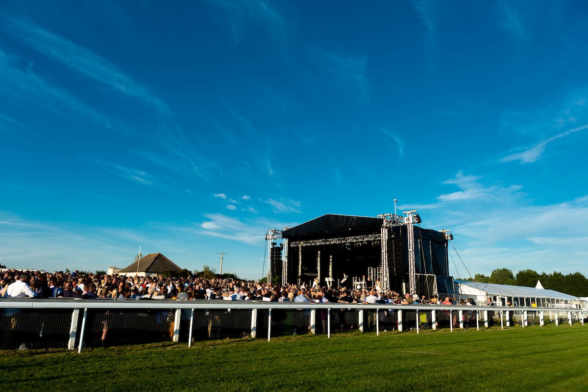 The Human League performed at Bath Racecourse in September 2019
