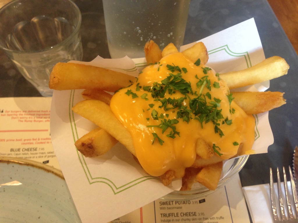 Truffle Cheese Fries at Gourmet Burger Kitchen - Bath